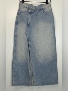 Zara Light Blue Straight Men's Jeans Skirt Style